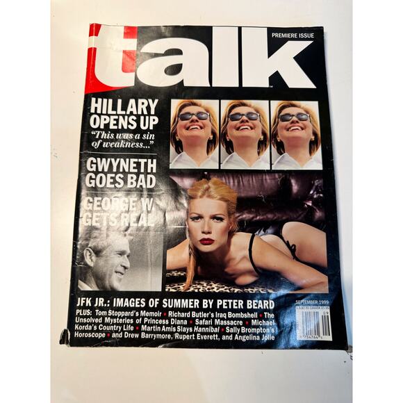 Vintage Premier Edition TALK Magazine-September 1999 - Picture 1 of 3